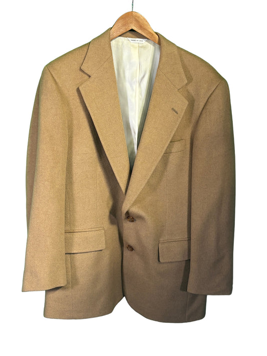 Vintage Polo Ralph Lauren University Club Camel Hair Sport Jacket Size Large