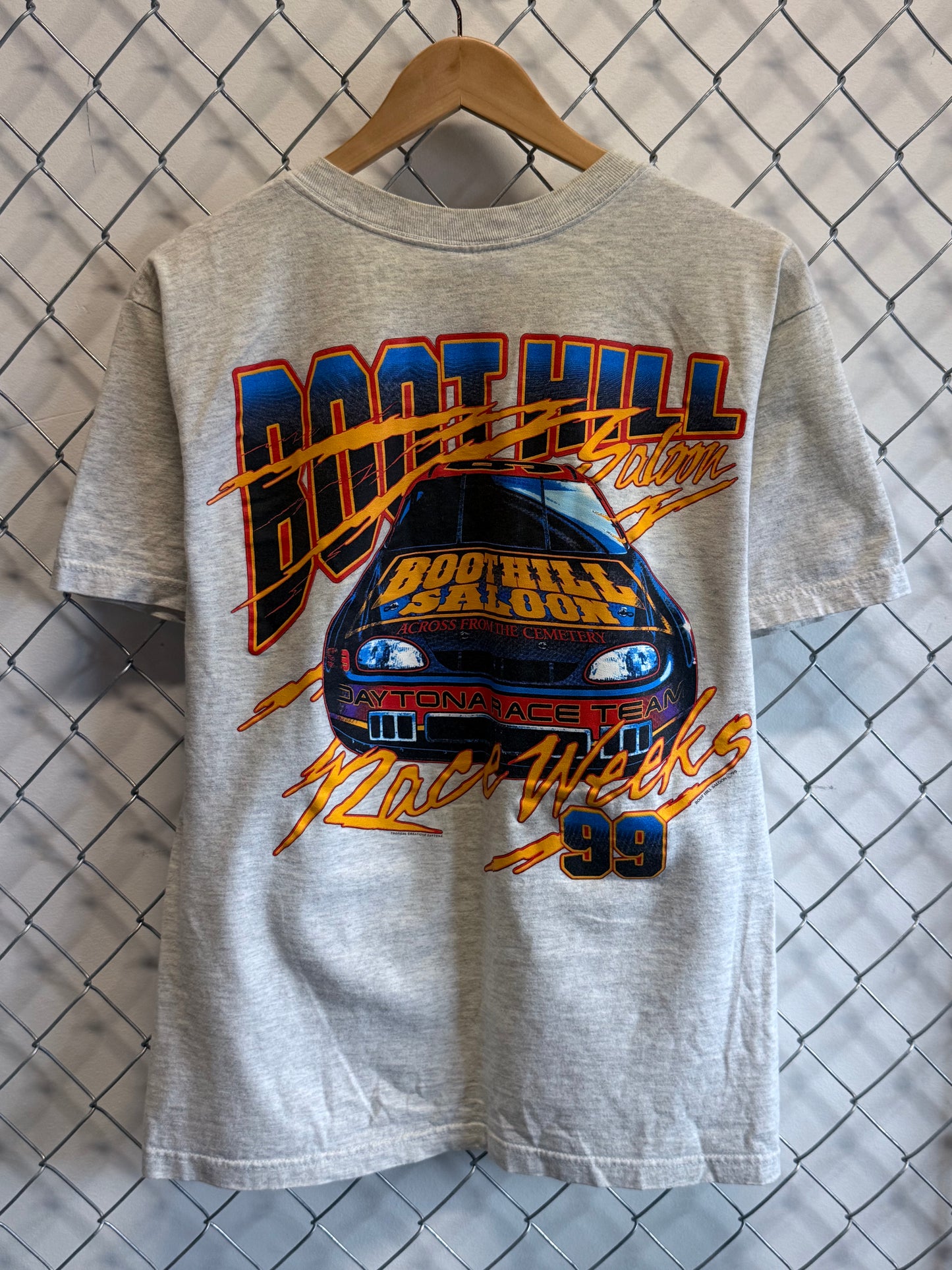 Vintage 90's Boot Hill Saloon Race Week Graphic Tee Size Medium