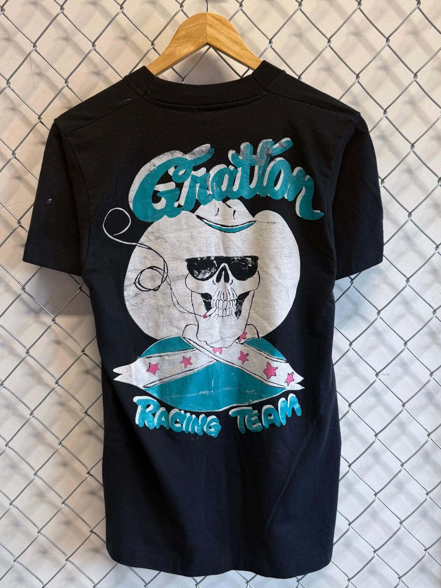 Vintage 80's Racing Team Graphic Tee Size Medium