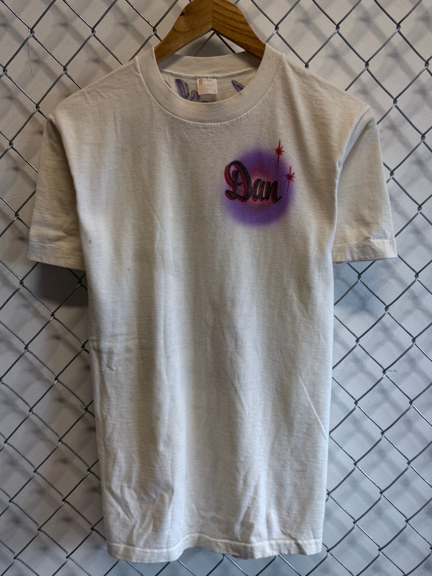 Vintage 80's Racing Team Air Brush Graphic Tee Size Small