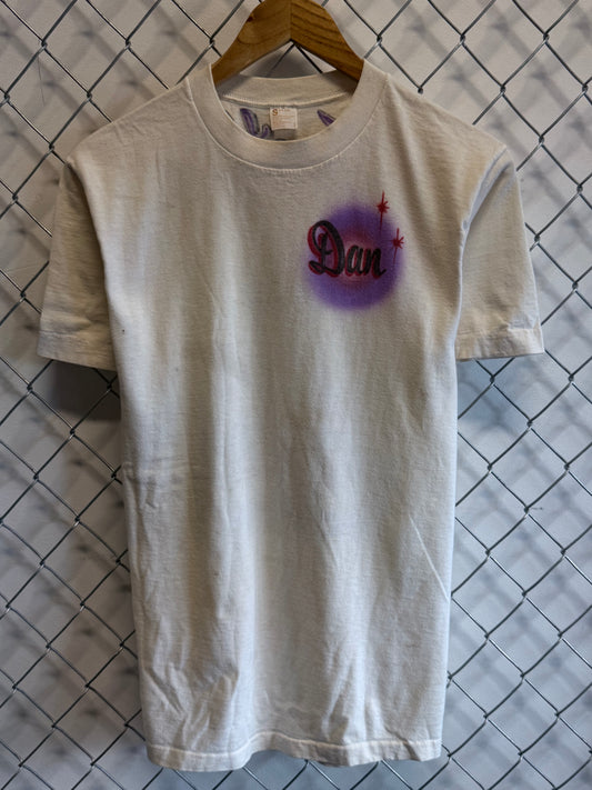 Vintage 80's Racing Team Air Brush Graphic Tee Size Small