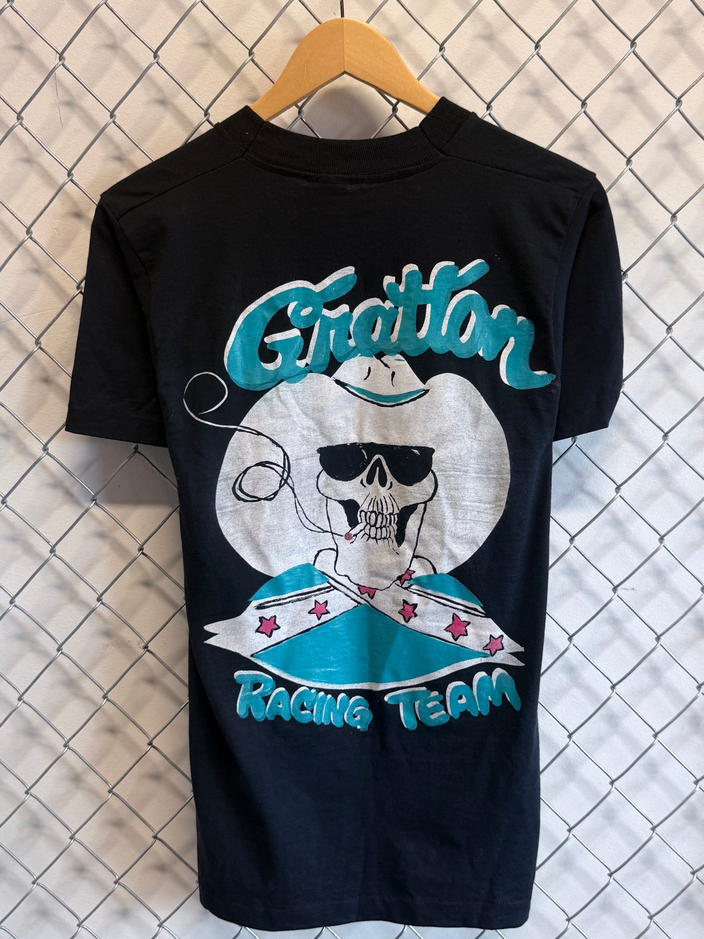 Vintage 80's Racing Team Graphic Tee Size Medium