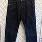 Vintage Y2K Levi's 569 Black Denim Jeans Size 38x25