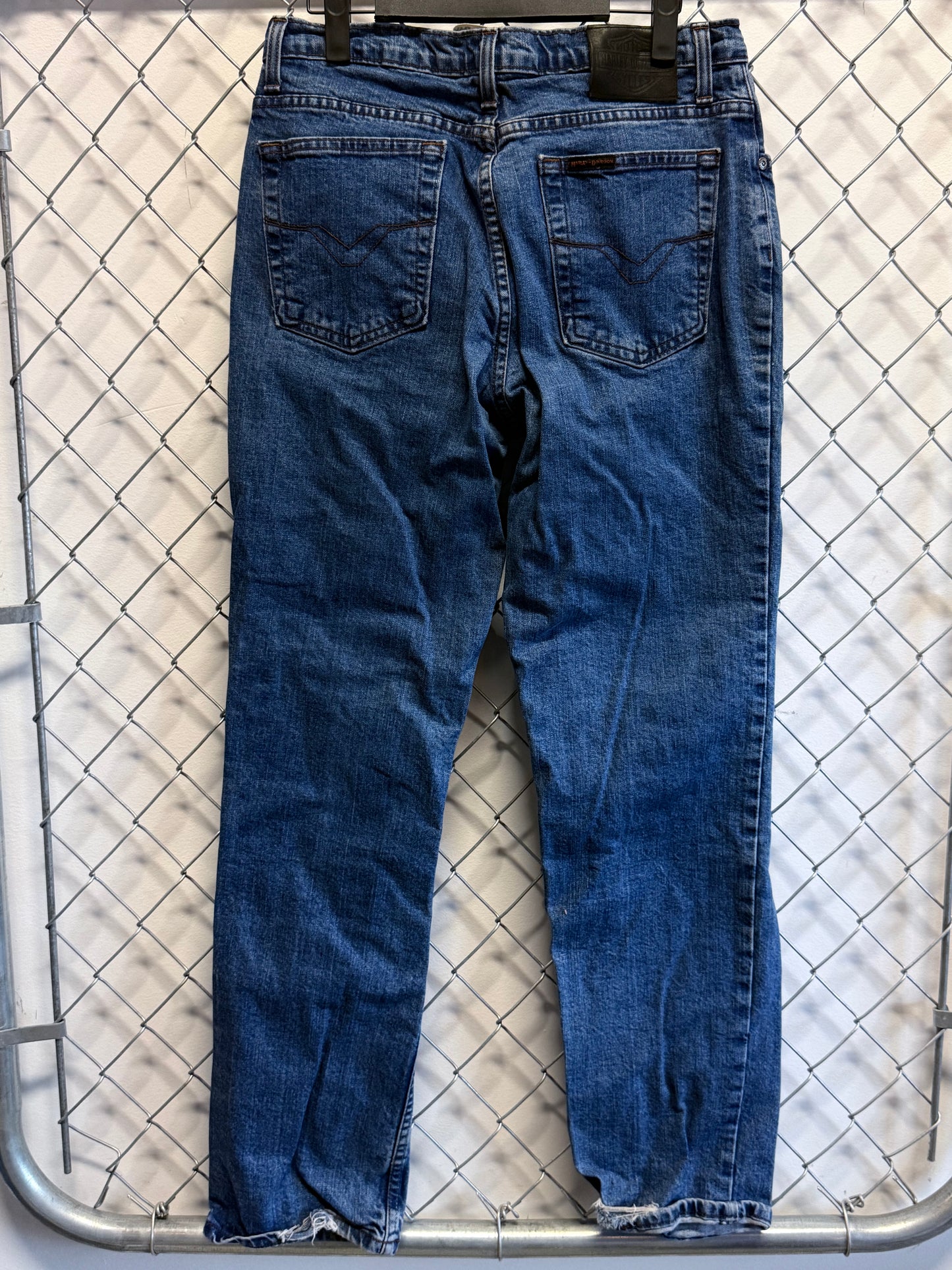 Vintage Harley Davidson Denim Biker Jeans Size 30x32