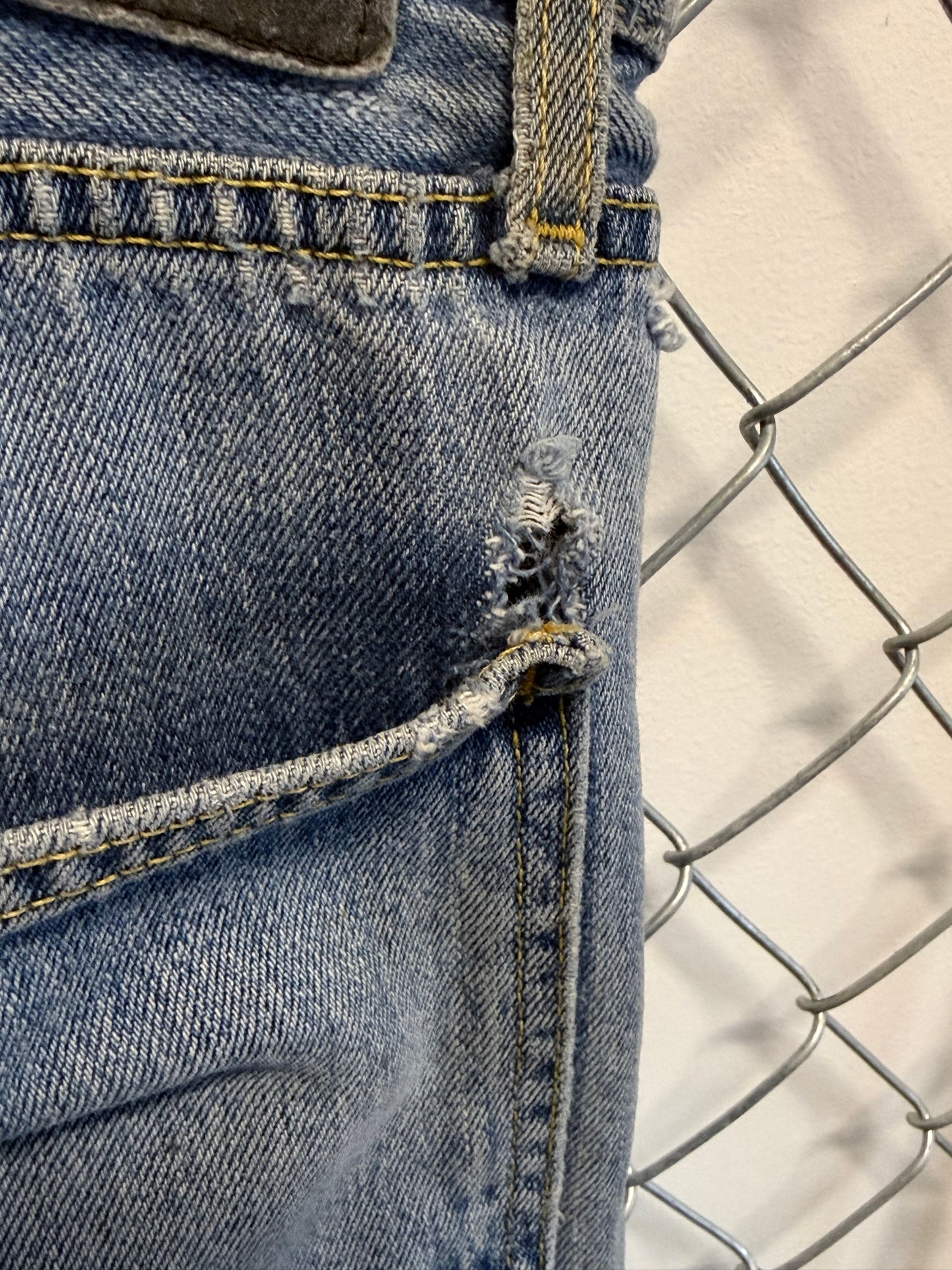 Vintage Y2K Levi's Silver Tab Baggy Denim Jeans Size 38x29