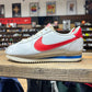 Vintage 80's Nike Cortez 'Forrest Gump' White Red Blue Size 6