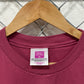 Vintage 90's Hanes Women's Her Way Pink Blank Tee Size Large