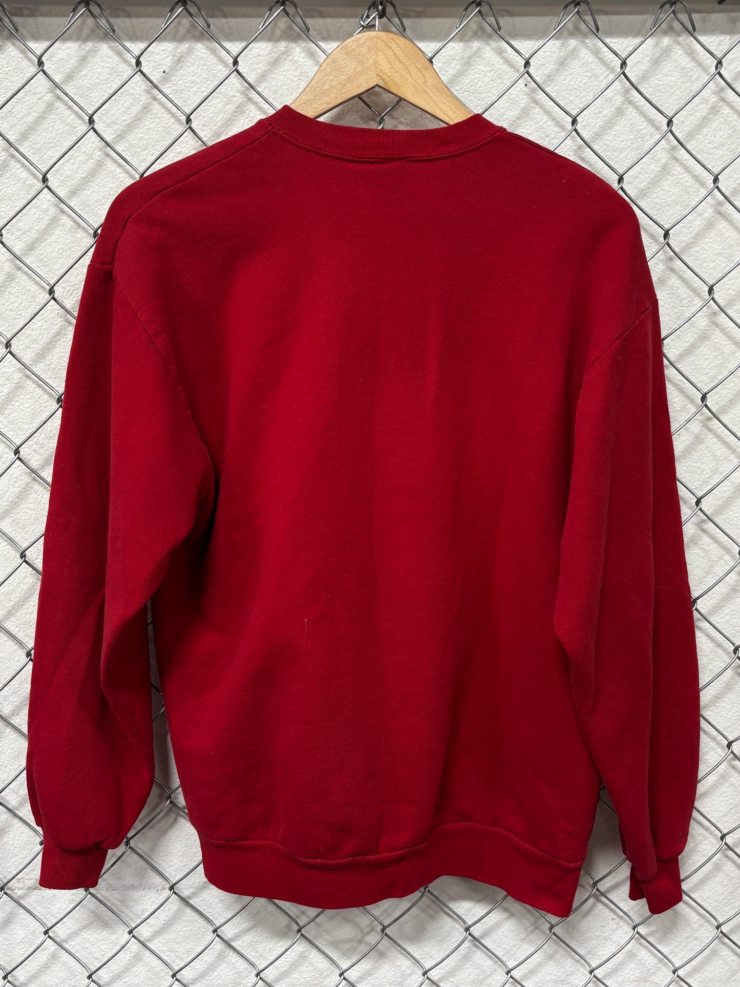 Vintage 90's Racoon Art Nature Crewneck Sweater Size Large