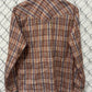 Vintage Wrangler Permanent Press Pearl Snap Western Shirt Size XL
