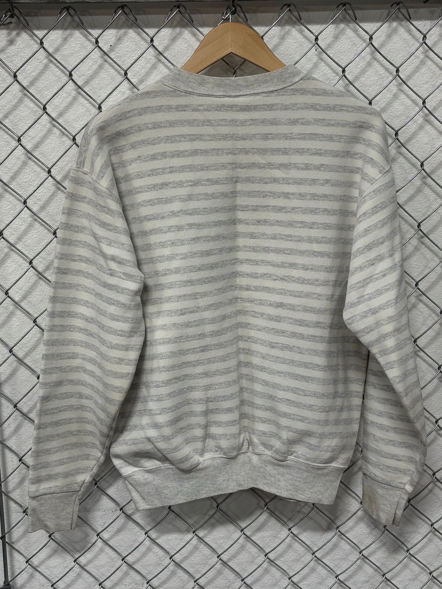 Vintage 90's Las Vegas Striped Crewneck Sweater Size Large