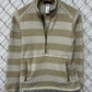 Patagonia Women's Striped Half Zip Sweater Size Small