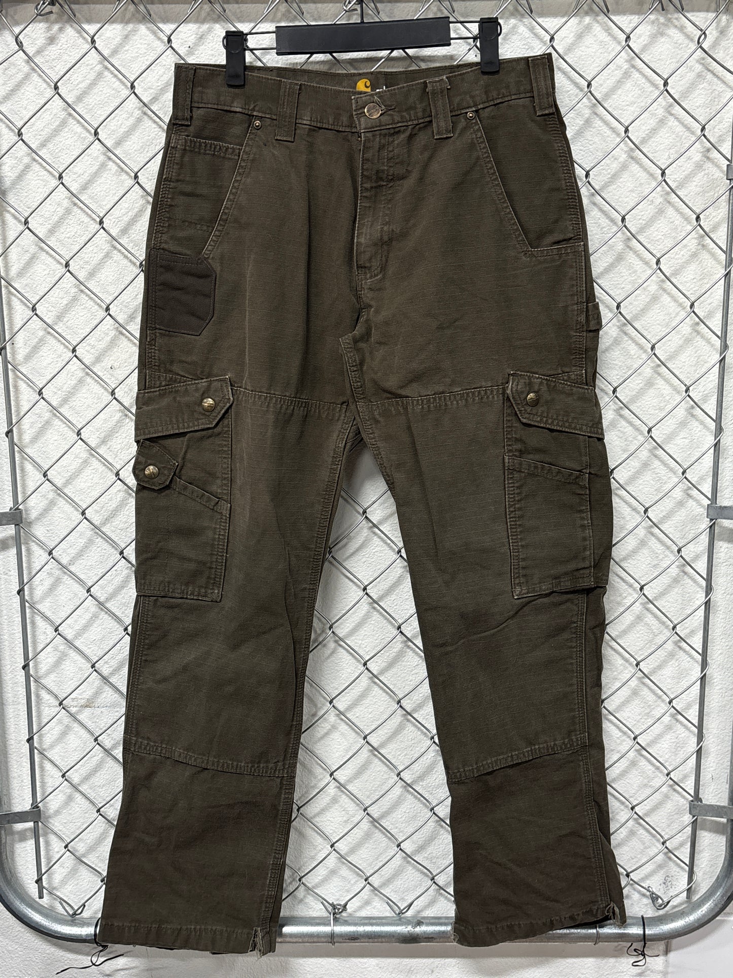 Carhartt Brown Cargo Carpenter Pants Size 32x30
