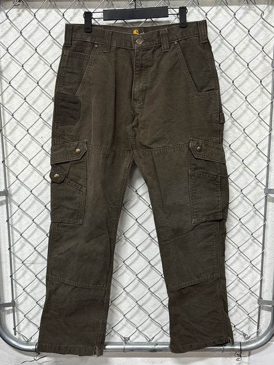 Carhartt Brown Cargo Carpenter Pants Size 32x30