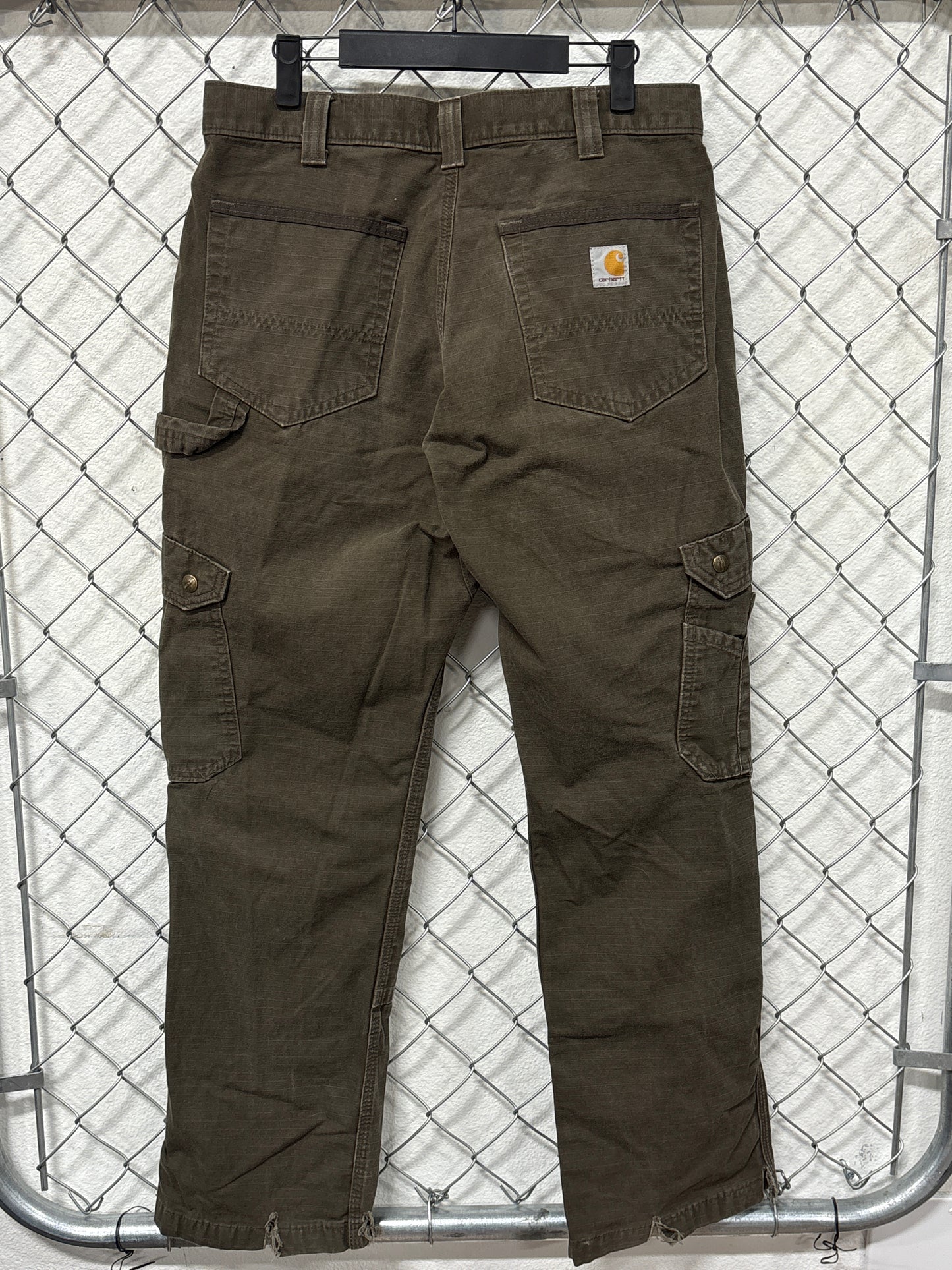 Carhartt Brown Cargo Carpenter Pants Size 32x30