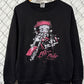 Vintage 90's Betty Boop Biker Babe Cartoon Sweater Size Medium
