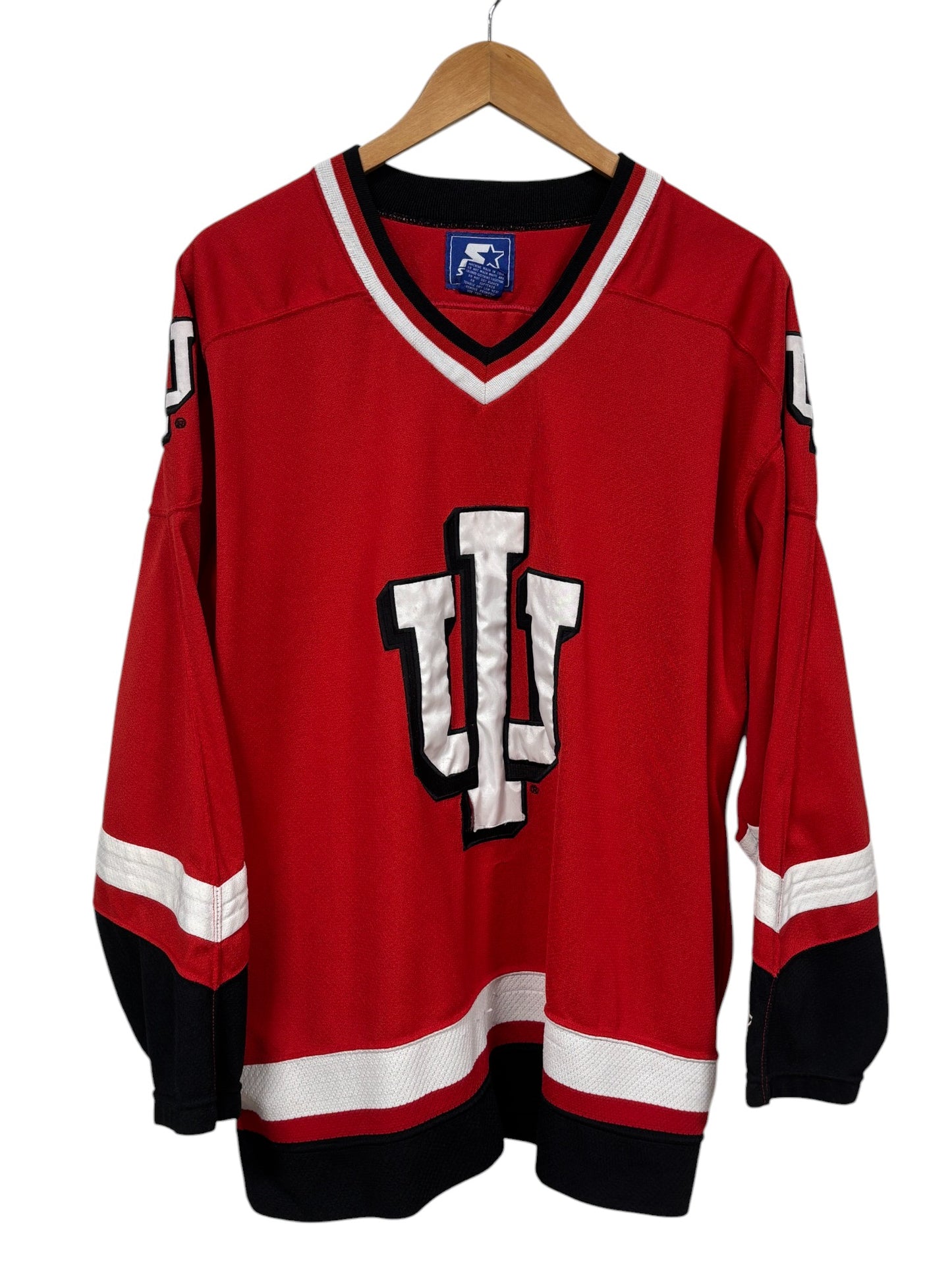 Vintage 90's Starter Indiana Hoosiers Hockey Jersey Size XL