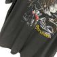 Vintage 90's Survivors Lone Wolf Biker Graphic 3D Emblem Tee Size XXL