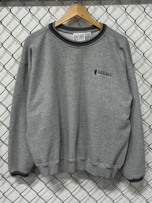 Vintage Gonzaga University Grey Crewneck Sweater Size XL