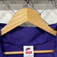 Supreme SS25 Nike Collab Purple Zip Up Jacket Size Large