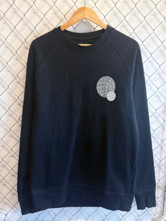 Palace If You Ain't There Globe Black Sweater Size XL