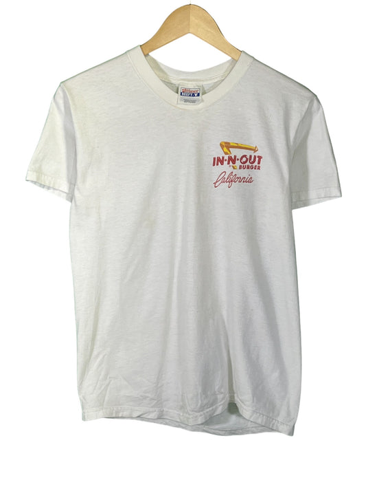 Vintage 00's In-N-Out California Burger Double Sided Graphic Tee Size Small