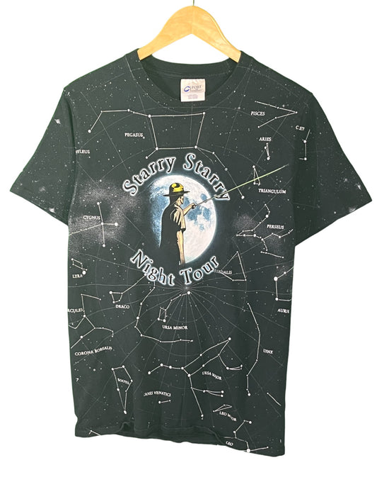 Vintage 00's Starry Starry Night Tour Constellations Graphic Tee Size Small