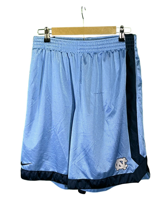 Vintage 00's Nike Tar Heels UNC Blue Basketball Shorts Size Large