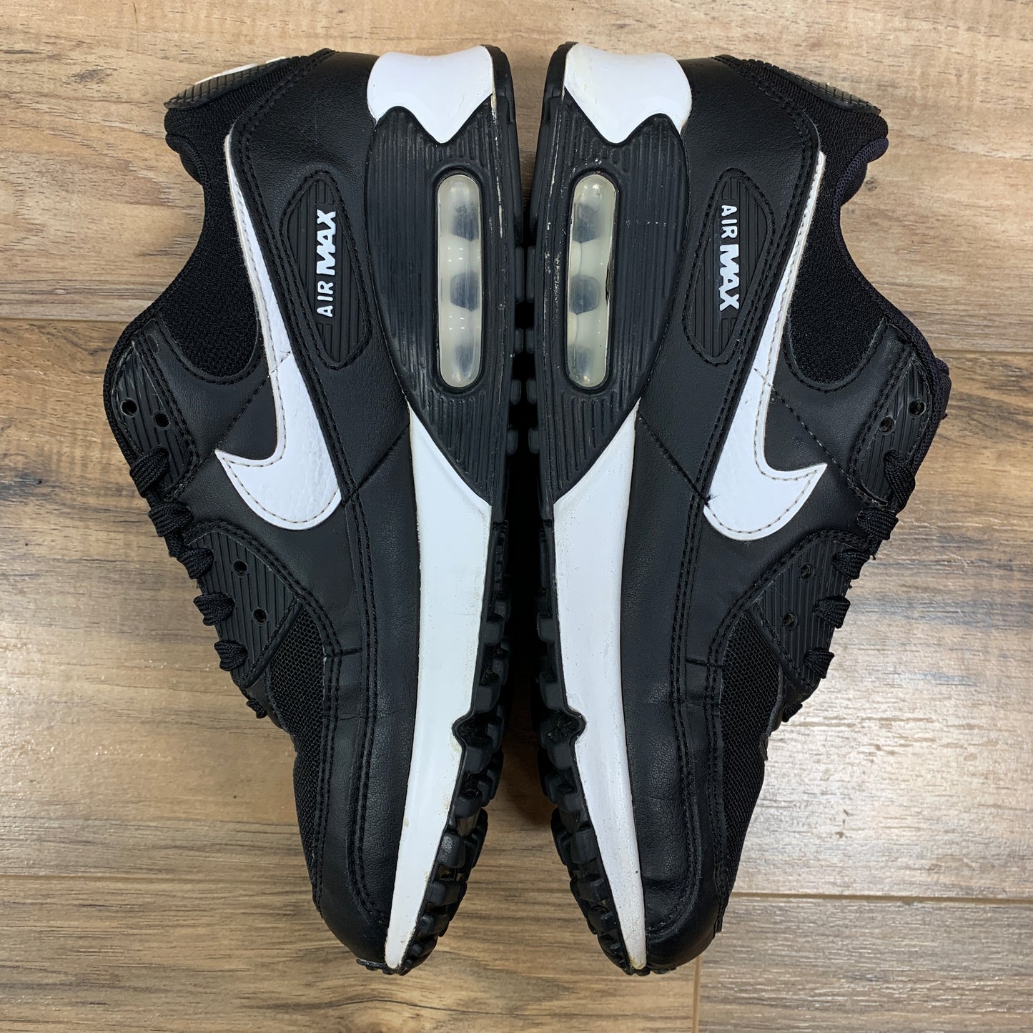 Nike Air Max 90 'Black White' Size 9W