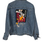 Vintage 90's Looney Tunes Daffy Duck Denim Trucker Jacket Size Medium