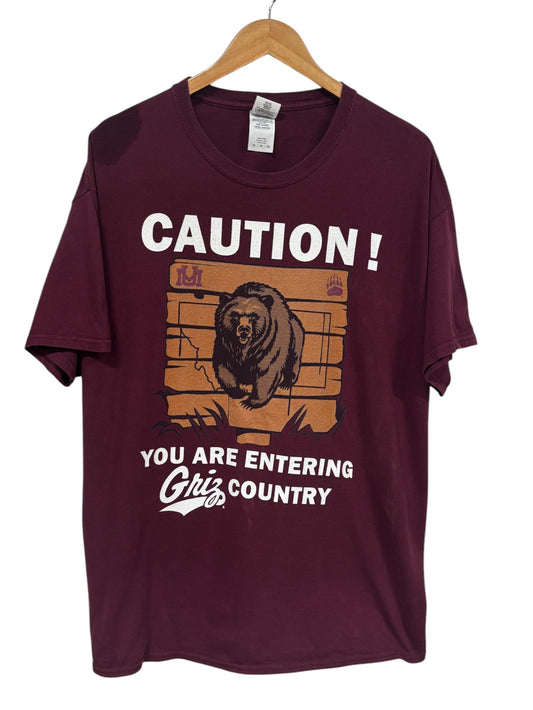 Vintage 00's University of Montana Grizzlies Griz Country Tee Size XL