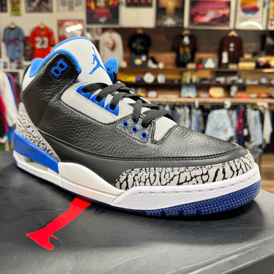 Jordan 3 'Sport Blue' Size 11.5