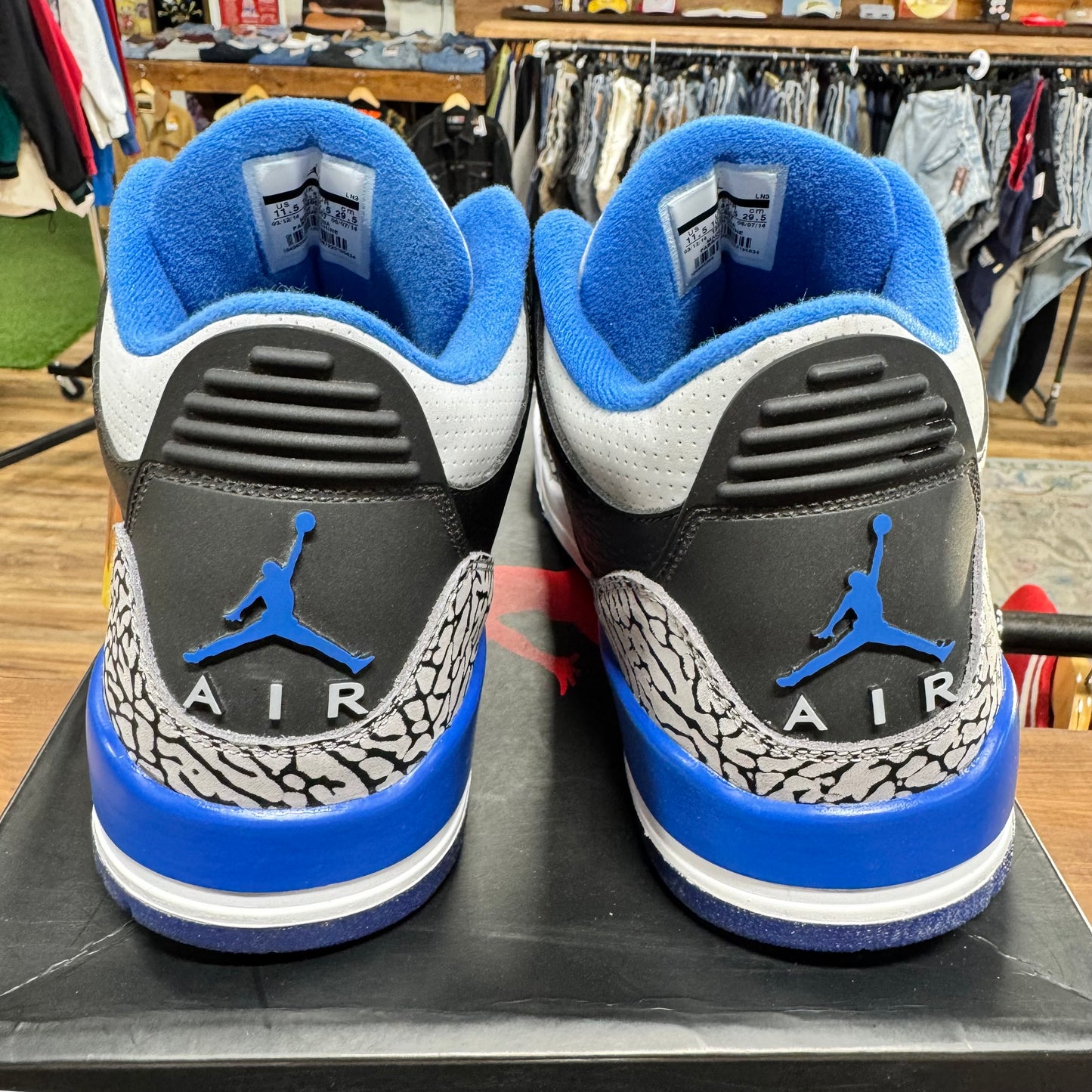 Jordan 3 'Sport Blue' Size 11.5