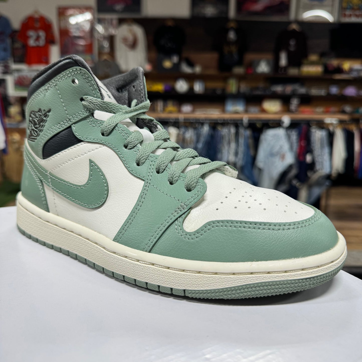 Jordan 1 Mid 'Jade Smoke' 7.5W/6Y