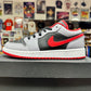 Jordan 1 Low 'Cement Fire Red' Size 6.5Y