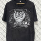Vintage Taz Looney Tunes MMA Taz Don't Tap Cartoon Tee Size XL