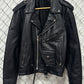 Vintage 90's Leather Biker Jacket Size Large