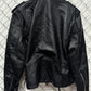 Vintage 90's Leather Biker Jacket Size Large