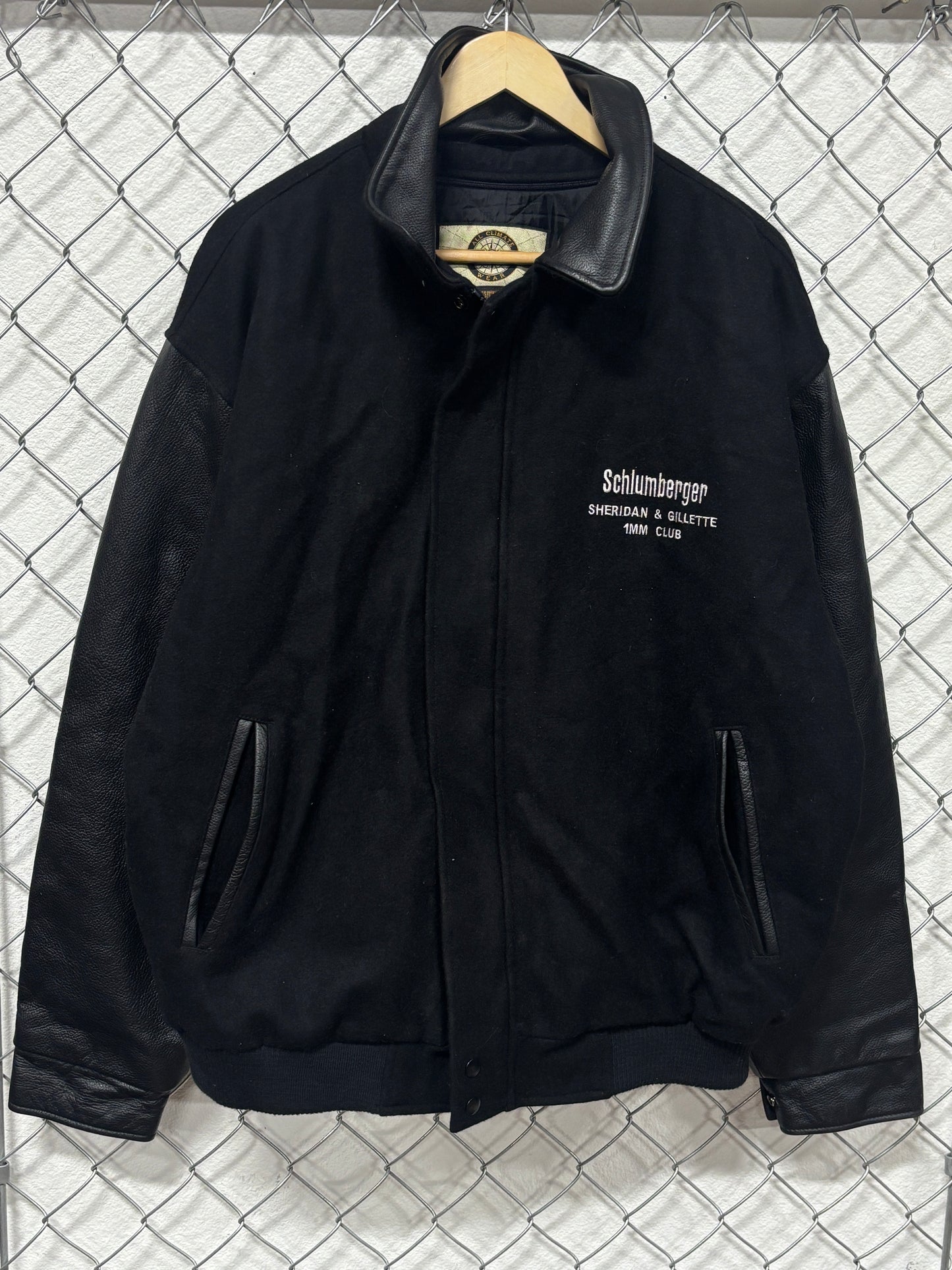 Vintage Schlumberger Wyoming 1mm Club Jacket Size XL