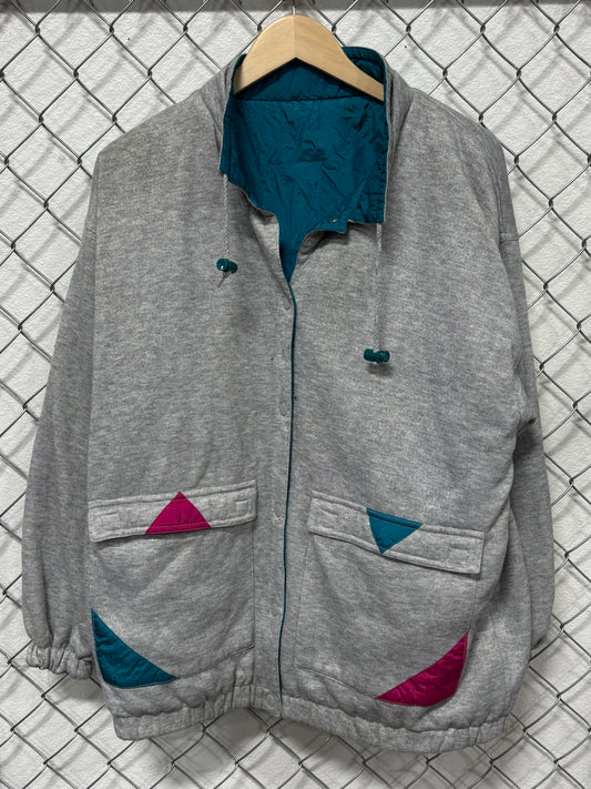 Vintage 90's Reversible Multicolor Jacket Size XL
