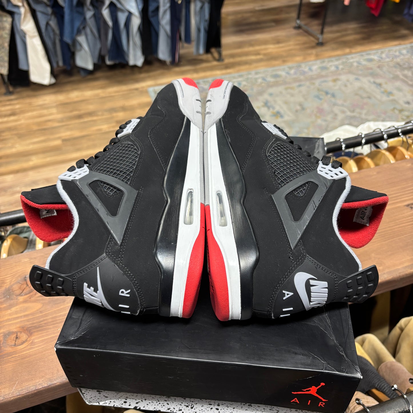 Jordan 4 'Bred (2019)' Size 13