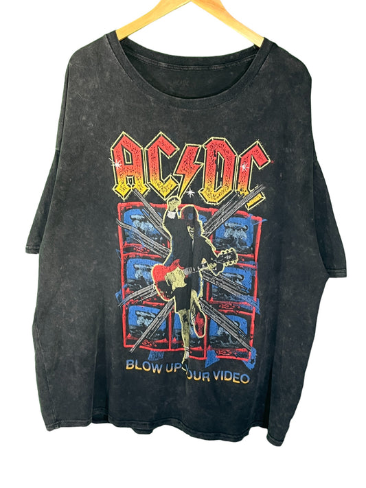 AC/DC Blow Up Your Video Concert Promo Tee Size XXL