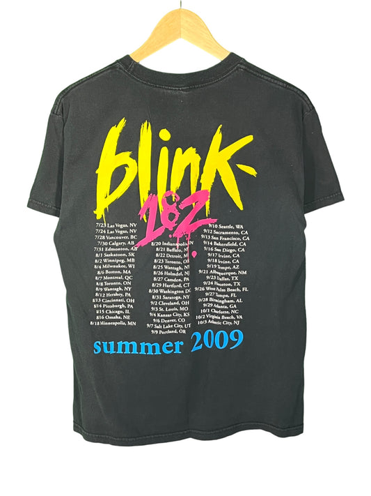 Blink-182 Summer 2009 Concert Tour Promo Band Tee Size Medium