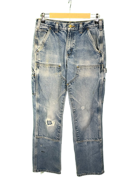 Vintage Carhartt Denim Double Knee Carpenter Jeans Size 31x32