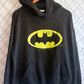 Vintage Y2K Batman Comic Book Logo Hoodie Size Large