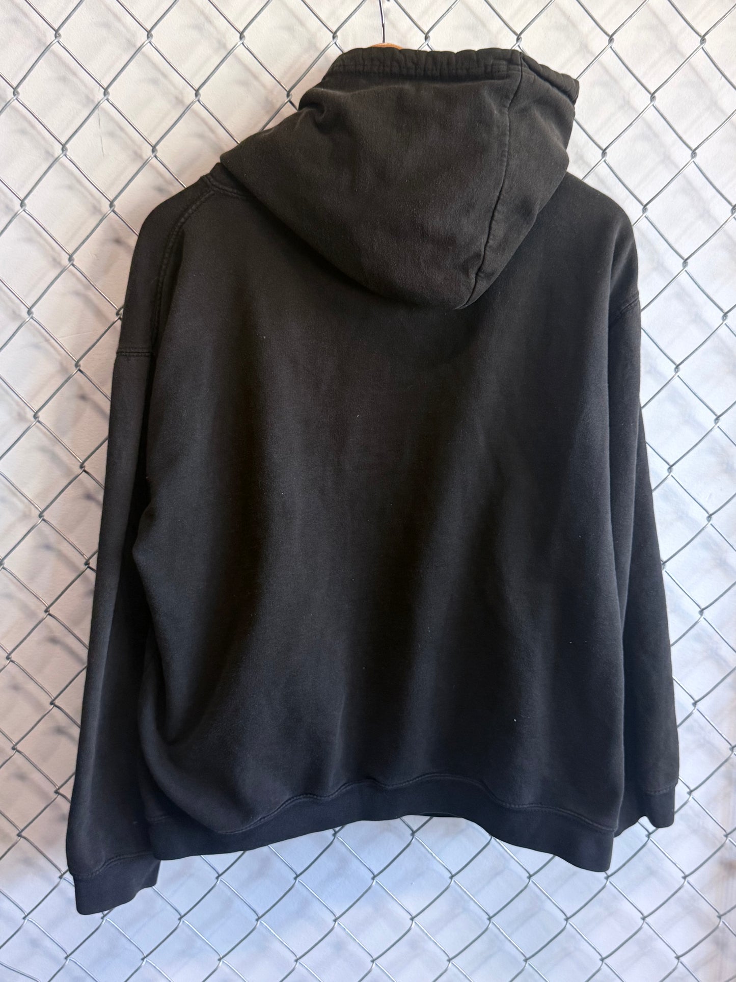 Vintage Y2K Batman Comic Book Logo Hoodie Size Large