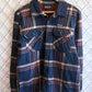 Patagonia Heavy Insulated Cotton Flannel Shirt Size Medium