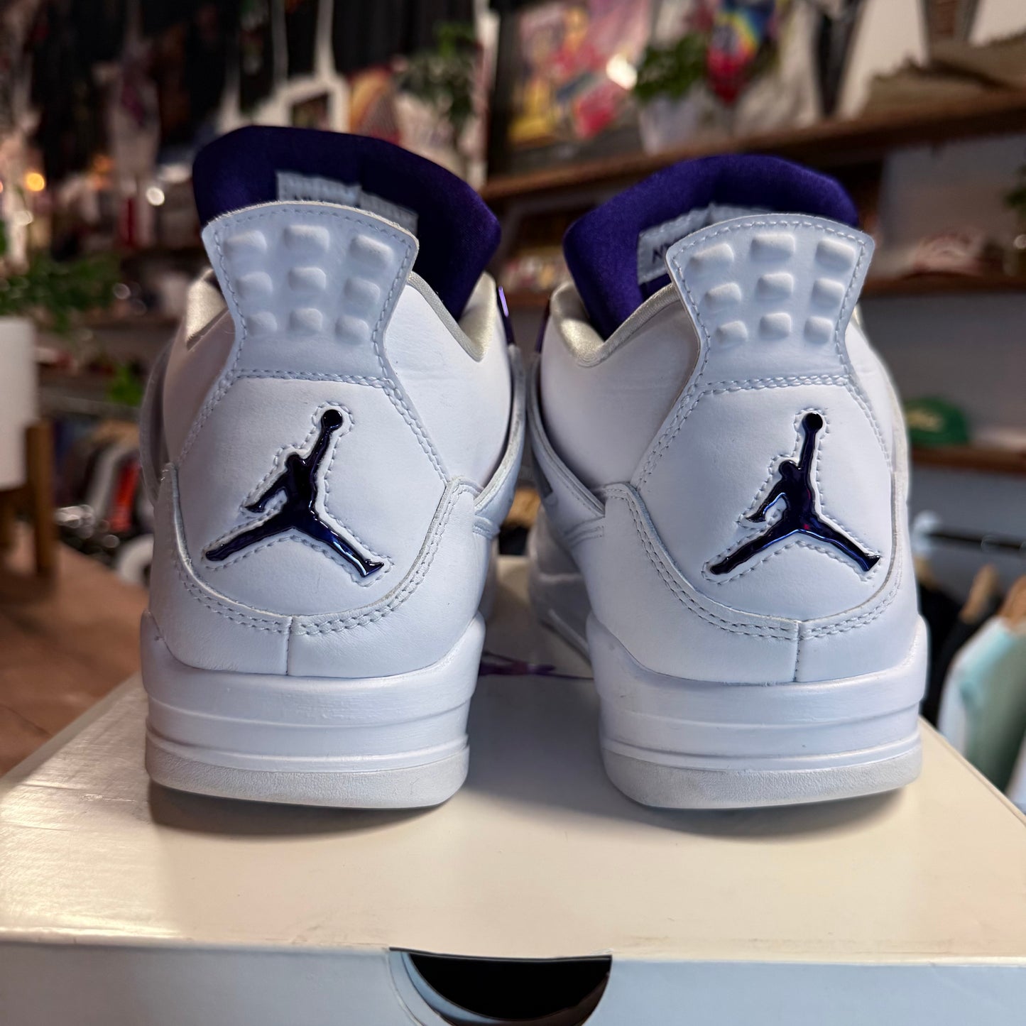 Jordan 4 'Purple Metallic' Size 10