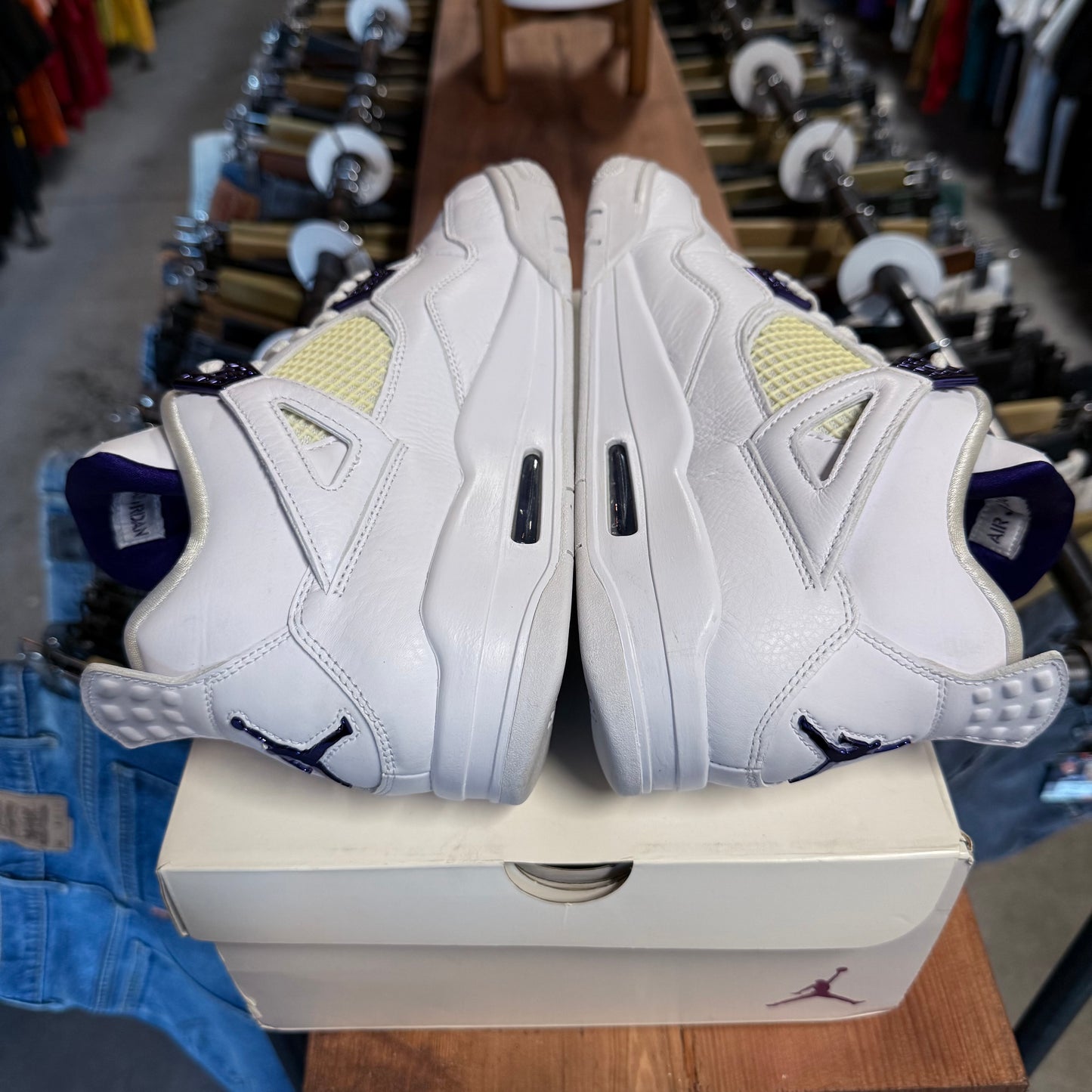 Jordan 4 'Purple Metallic' Size 10