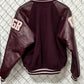 Vintage Neff Maroon Letterman Jacket Size Large