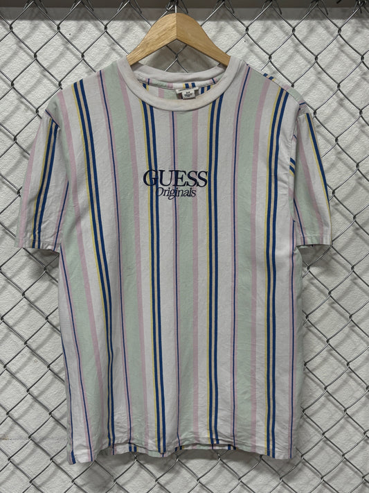 Guess Originals Striped Tee Size Small